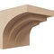 Ekena Millwork 5"W x 5"D x 5"H Wide Rockford Rough Cedar Woodgrain TimberThane Corbel, Primed Tan CORUR05X05X05ROCRCPR - alternate 1